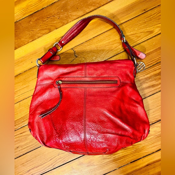 Hayden-Harnett Red Havana Hobo Handbag - Picture 2 of 9